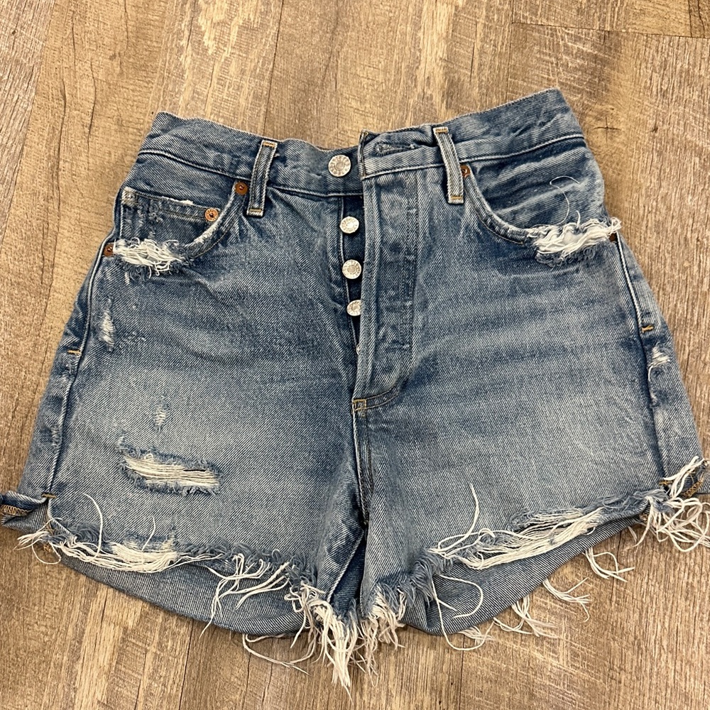 AGOLDE denim shorts DEE SZ 24